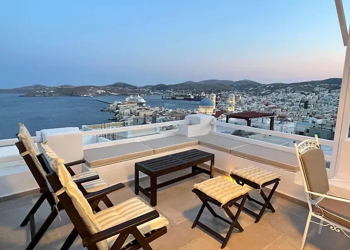 Daire Vaporia Terrace Seaview *