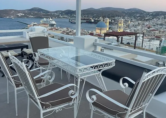 Daire Vaporia Terrace Seaview *